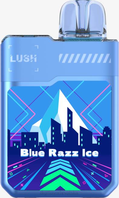 Digiflavor Geekbar LUSH potrošni materijal 06884 plavi razz led Digiflavor disposable